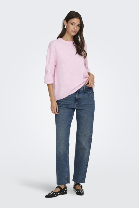 Jacqueline de Yong roze dames trui | Model