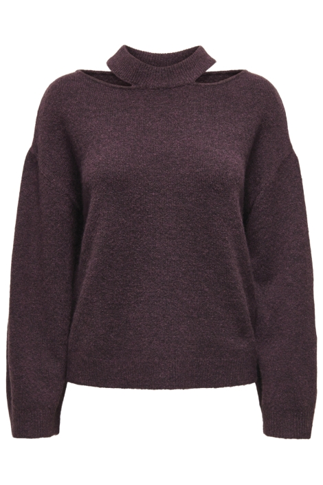 Jacqueline de Yong bordeaux dames trui | Vooraanzicht