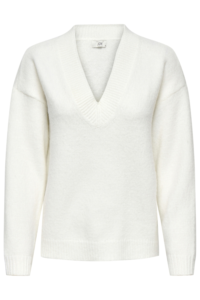 Jacqueline de Yong witte dames trui | Vooraanzicht