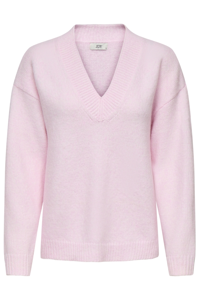 Jacqueline de Yong roze dames trui | Vooraanzicht