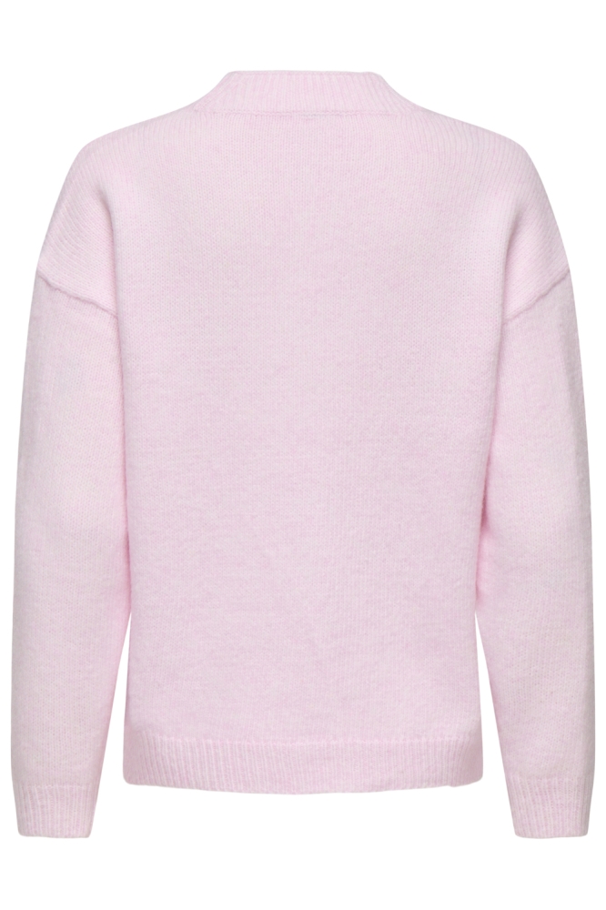 Jacqueline de Yong roze dames trui | Achteraanzicht