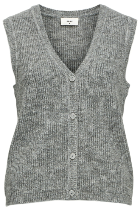 Object grijze dames gilet | Vooraanzicht