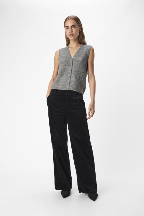 Object grijze dames gilet | Model