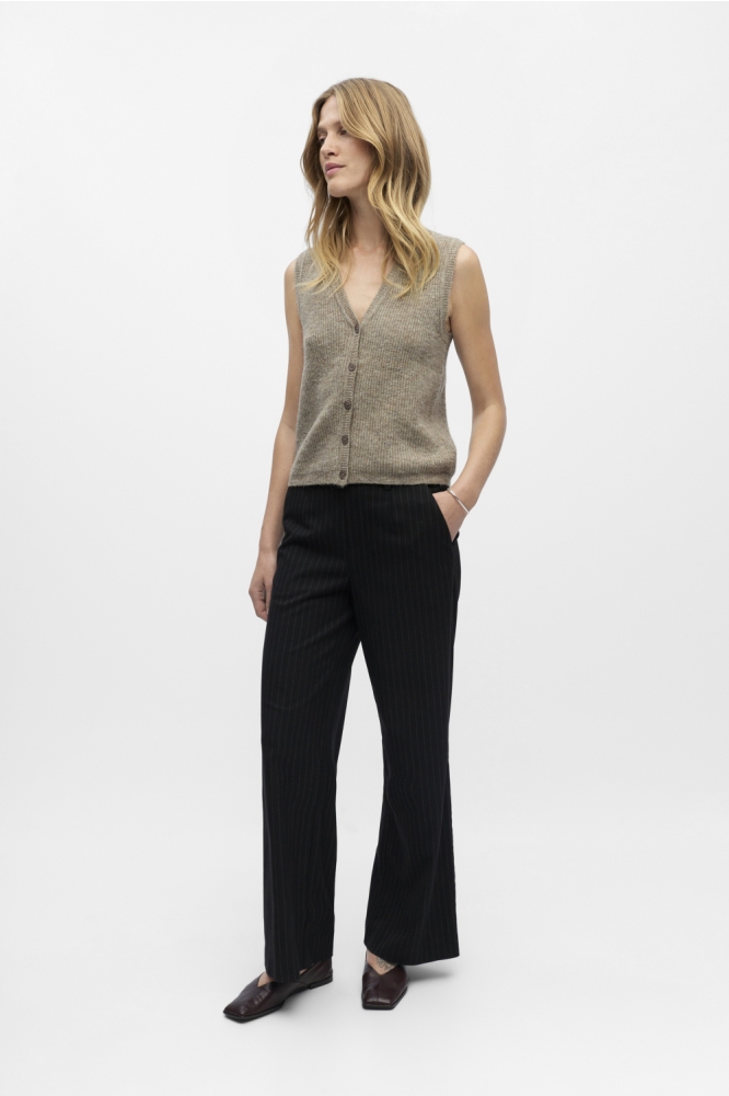 Object bruine dames gilet | Model