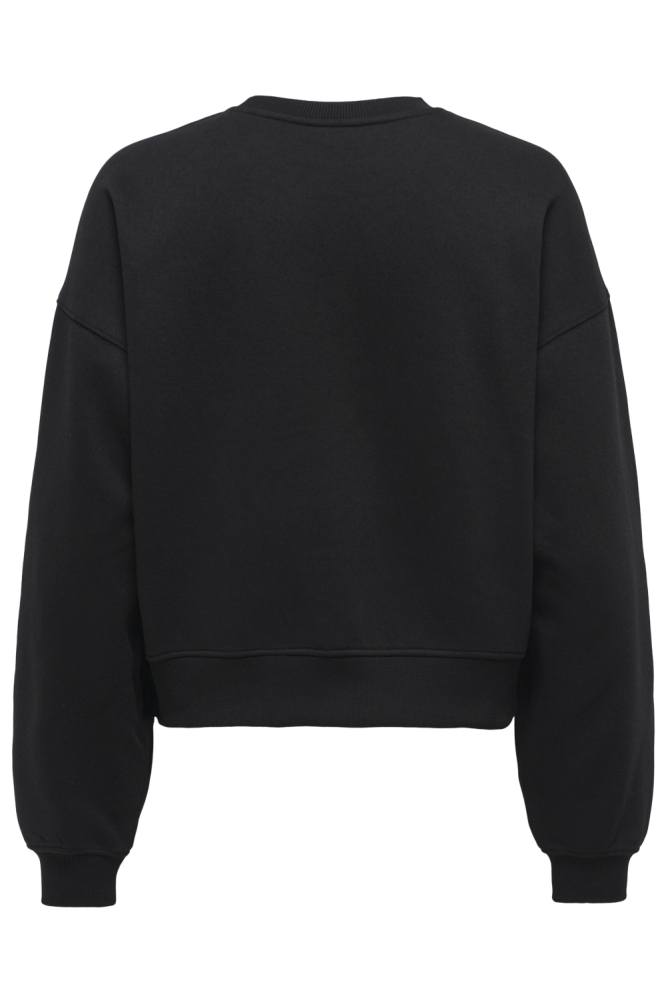 Only zwarte dames sweater | Achteraanzicht