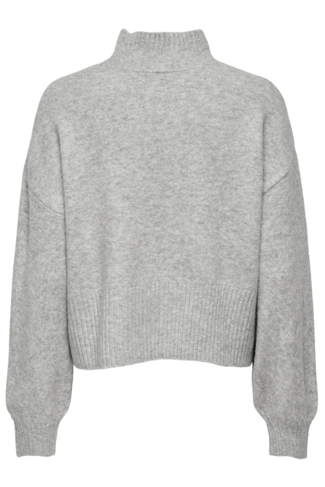 Only grijze dames trui | Achteraanzicht