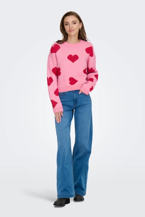 Only roze dames trui | Model