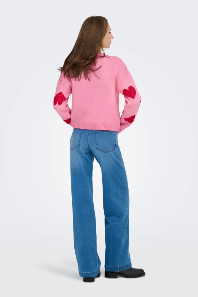 Only roze dames trui | Model