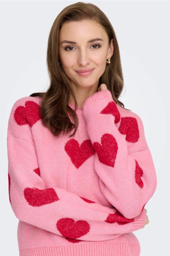 Only roze dames trui | Close up