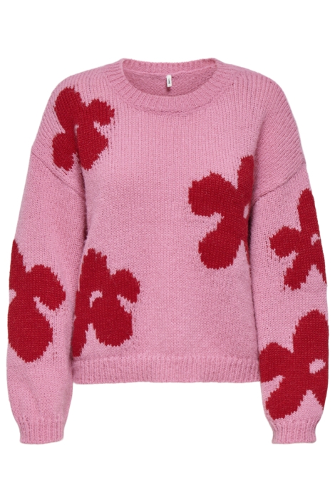 Only roze dames trui | Vooraanzicht