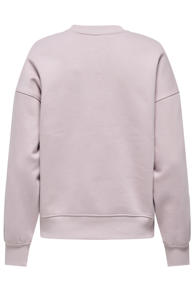 Only roze dames sweater | Achteraanzicht