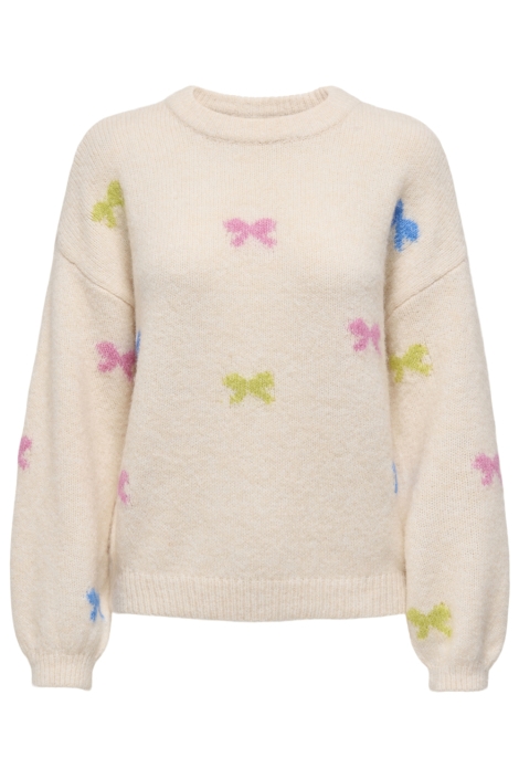 Only beige dames trui | Vooraanzicht