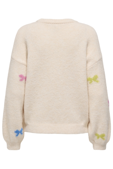 Only beige dames trui | Achteraanzicht