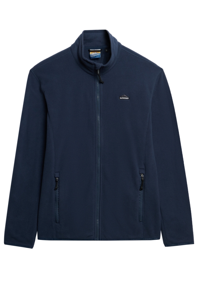 Superdry blauwe heren vest | Vooraanzicht