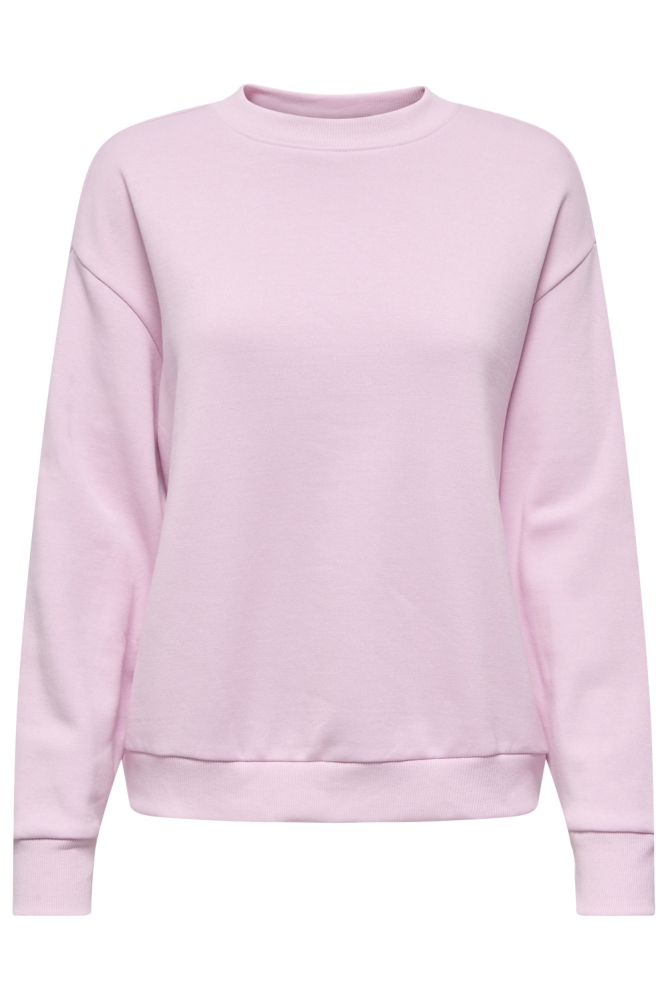 Jacqueline de Yong roze dames sweater | Vooraanzicht
