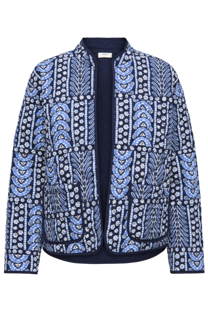 Jacqueline de Yong blauwe dames vest | Vooraanzicht