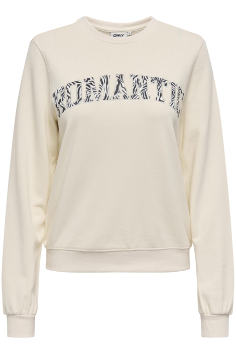 Only beige dames sweater | Vooraanzicht