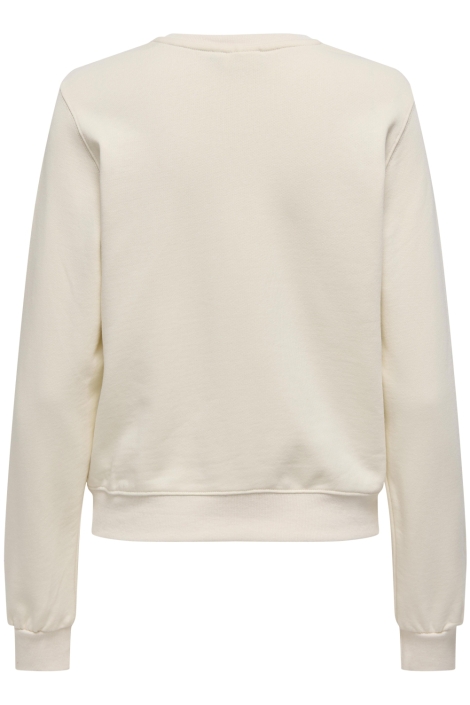 Only beige dames sweater | Achteraanzicht