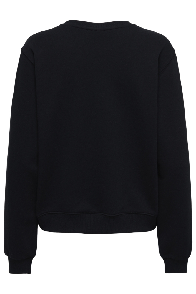 Only zwarte dames sweater | Achteraanzicht