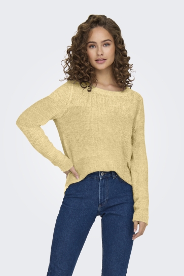 Only ONLGEENA XO L/S PULLOVER KNT NOOS 15113356 SUNLIGHT