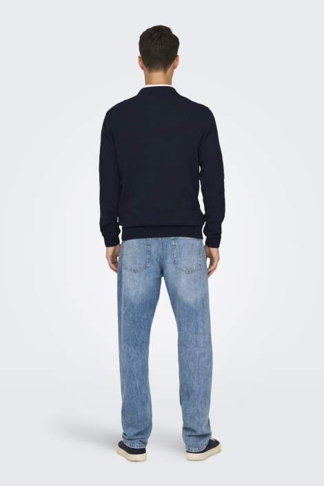 Only & Sons blauwe heren trui | Model