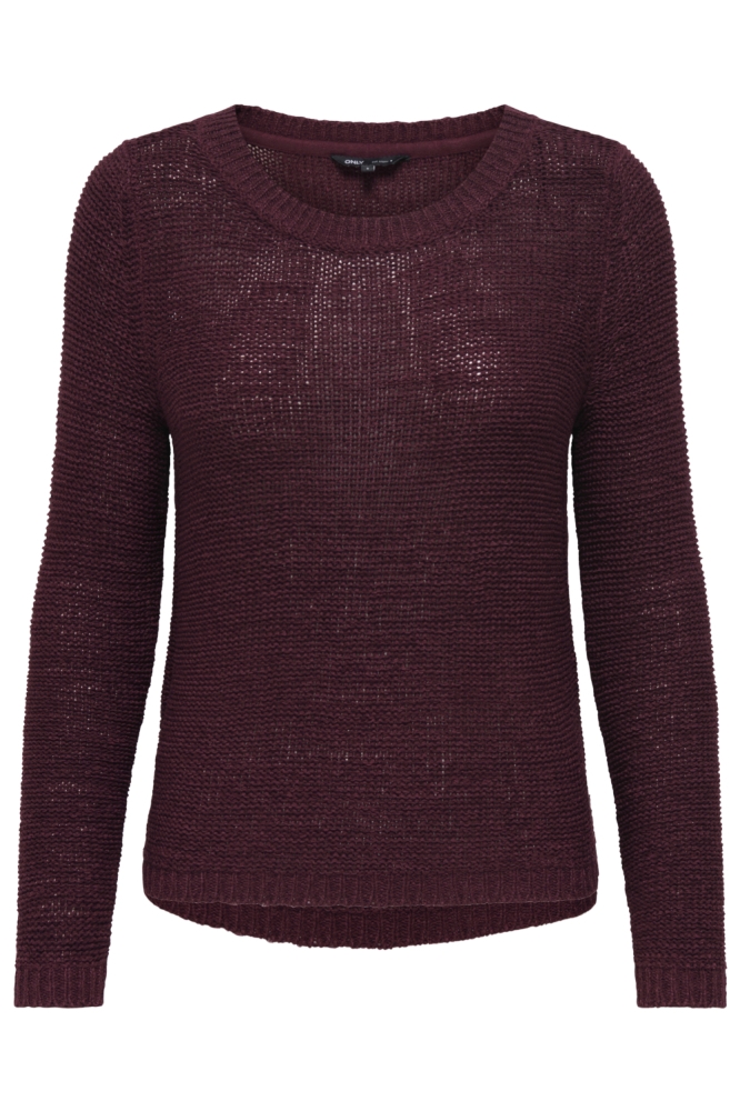 Only bordeaux dames trui | Vooraanzicht
