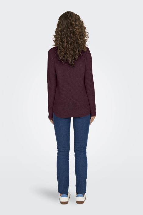 Only bordeaux dames trui | Model