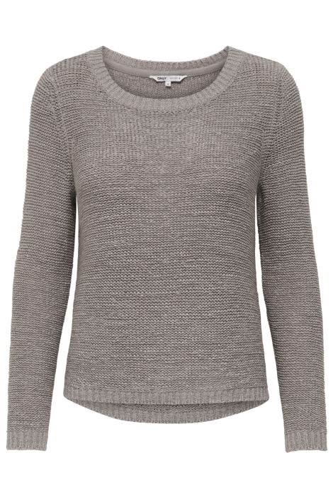 Only grijze dames trui | Vooraanzicht