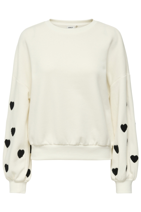 Only witte dames sweater | Vooraanzicht