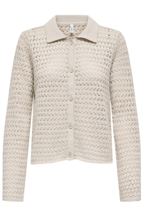 Only beige dames vest | Vooraanzicht