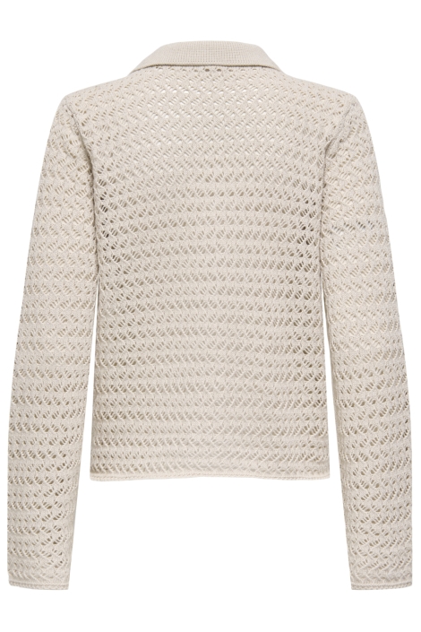 Only beige dames vest | Achteraanzicht