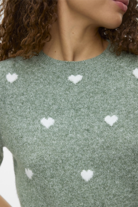 Vero Moda groene dames trui | Kleurstaal
