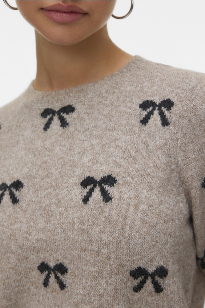 Vero Moda beige dames trui | Close up