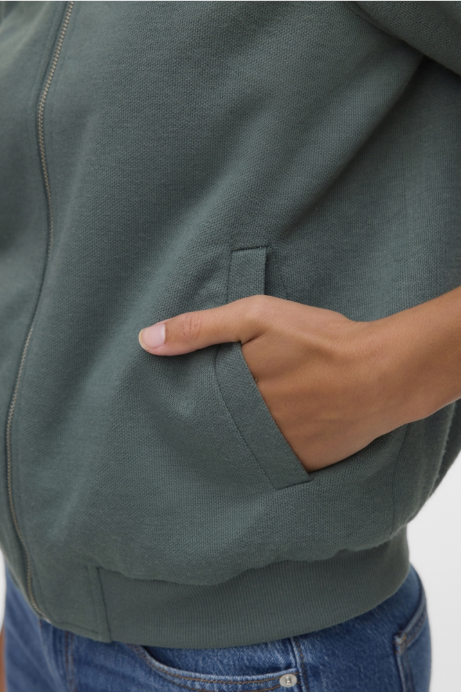 Vero Moda groene dames jas | Close up