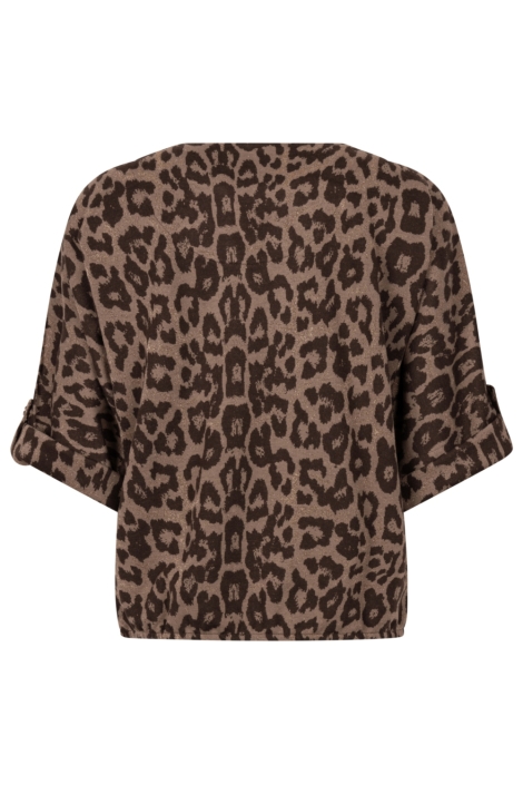 Zoso camel dames trui | Achteraanzicht