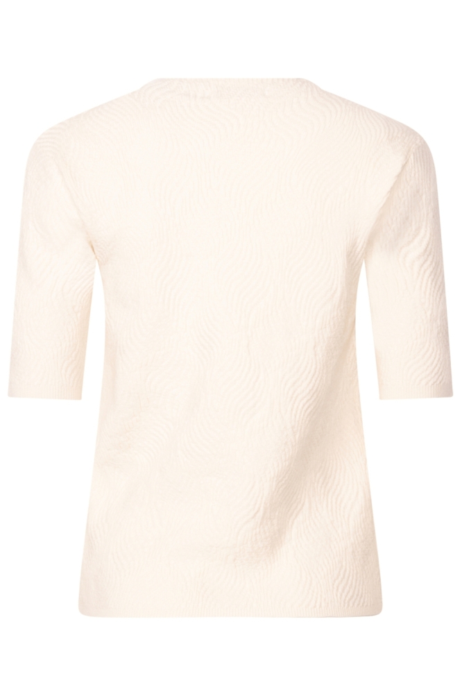 Zoso ecru dames trui | Achteraanzicht