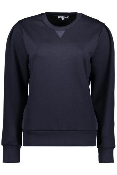 Zoso blauwe dames sweater | Vooraanzicht