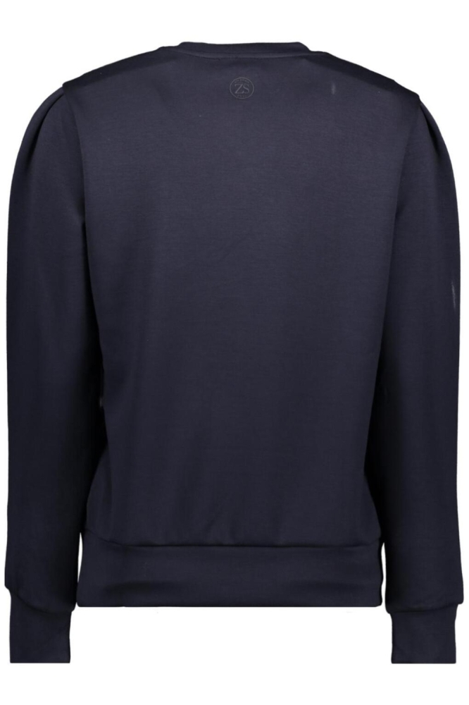 Zoso blauwe dames sweater | Achteraanzicht