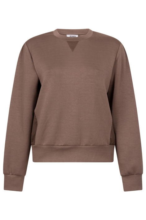 Zoso camel dames sweater | Vooraanzicht