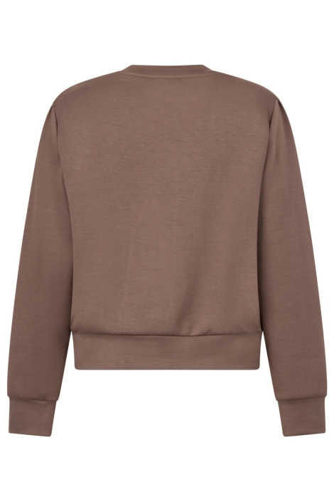 Zoso camel dames sweater | Achteraanzicht