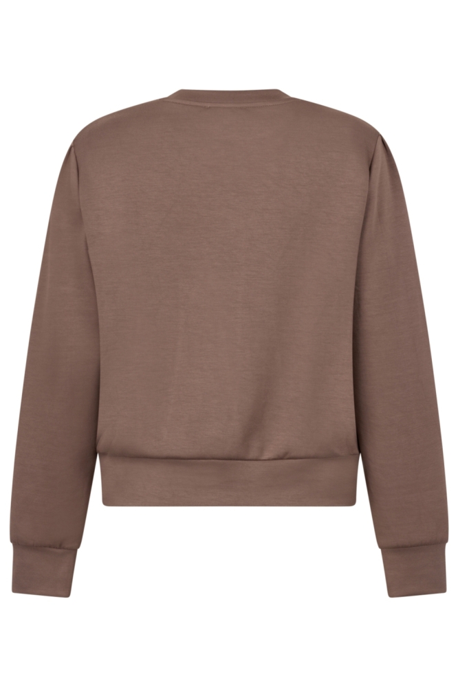 Zoso camel dames sweater | Achteraanzicht