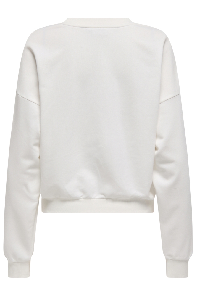 Only witte dames sweater | Achteraanzicht