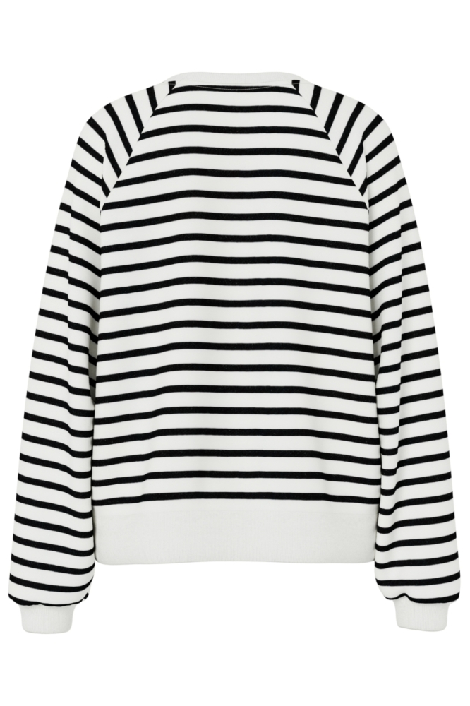 Pieces witte dames sweater | Achteraanzicht