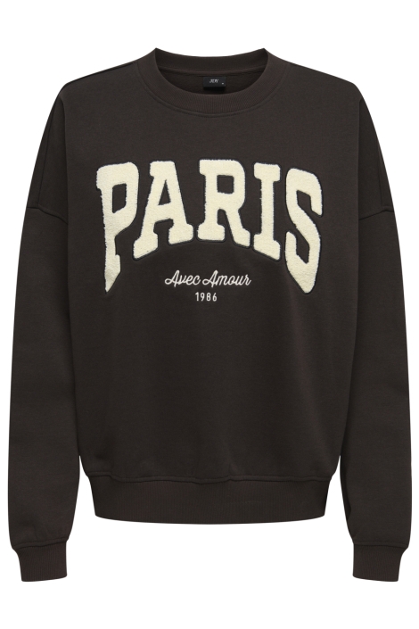 Jacqueline de Yong bruine dames sweater | Vooraanzicht