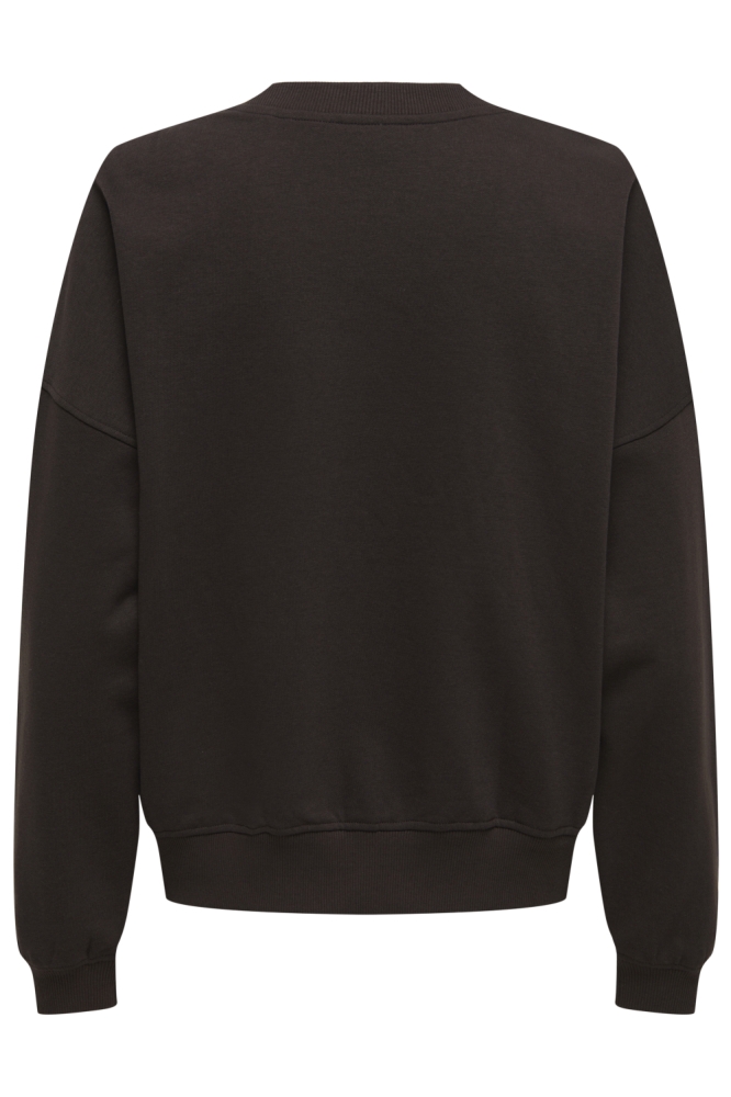 Jacqueline de Yong bruine dames sweater | Achteraanzicht