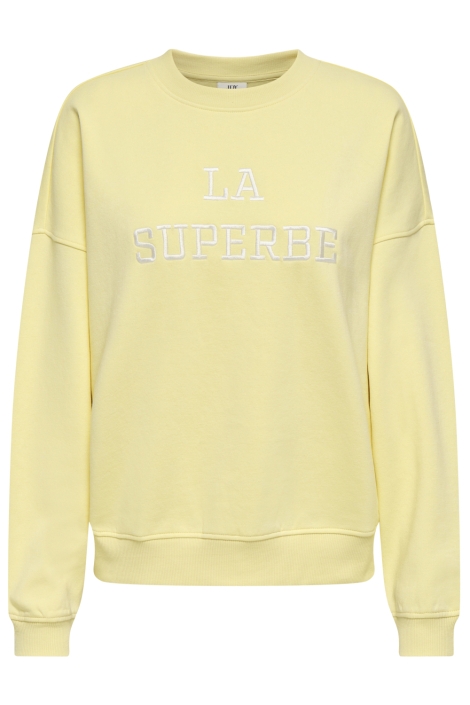 Jacqueline de Yong gele dames sweater | Vooraanzicht