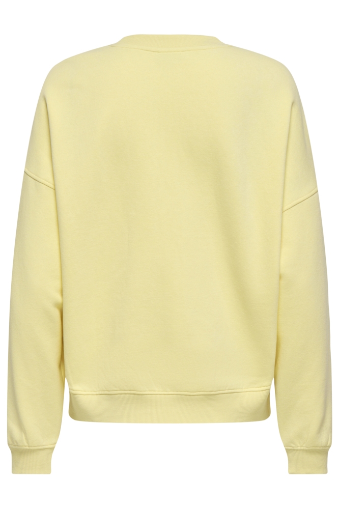 Jacqueline de Yong gele dames sweater | Achteraanzicht