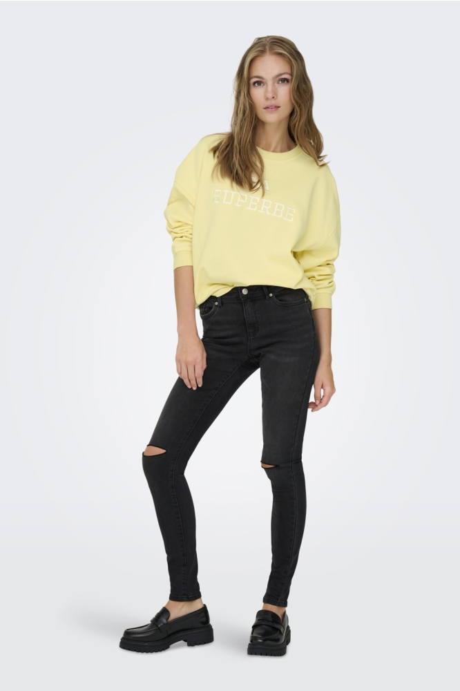 Jacqueline de Yong gele dames sweater | Model