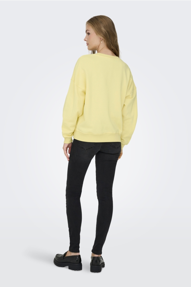 Jacqueline de Yong gele dames sweater | Model