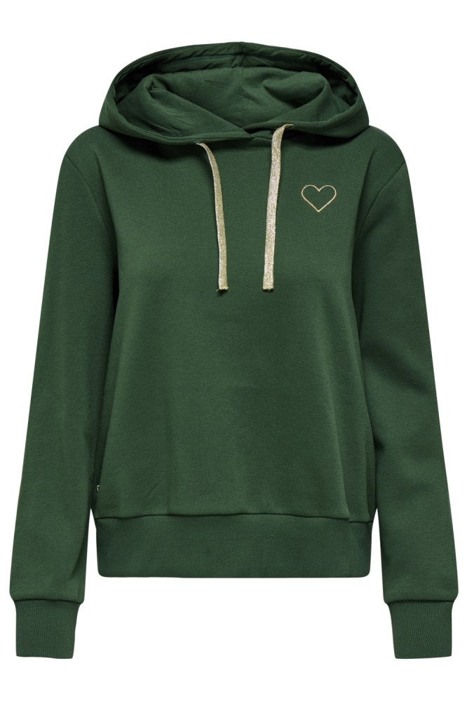 Only groene dames sweater | Vooraanzicht